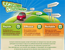 Tablet Screenshot of conduire-autrement.com